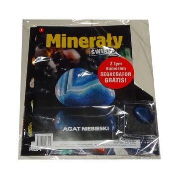 Minerały świata 5 AGAT NIEBIESKI National Geographic