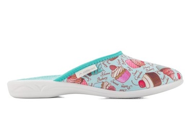 ADANEX 25902 DOMOWE DAMSKIE KAPCIE KLAPKI PU 38