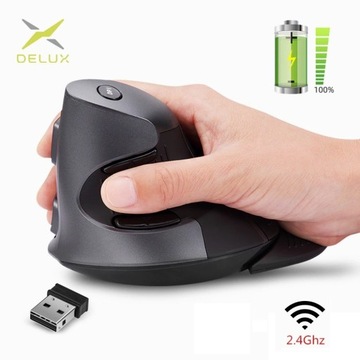 ЭРГОНОМИЧНАЯ БЕСПРОВОДНАЯ МЫШЬ DELUX M618G GX