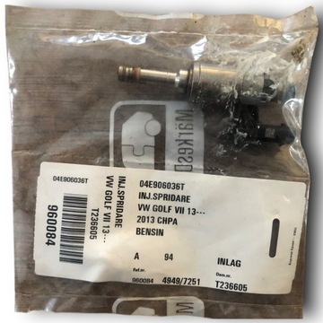 VW GOLF VII WTRYSKIWACZ PALIWA 04E906036T