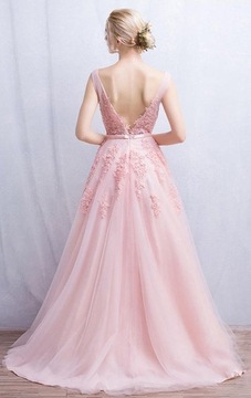 C89 SUKNIA BALOWA RÓZ 36