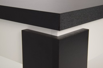 СОВРЕМЕННЫЙ комплект стол и 6 стульев для гостиной, черный