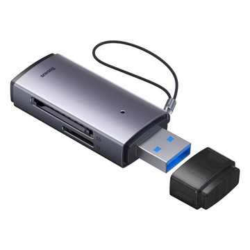 ЛЕГКИЙ КОМПАКТНЫЙ СЧИТЫВАТЕЛЬ BASEUS, АДАПТЕР-ХАБ, КАРТА ПАМЯТИ USB 3.0 SD TF 2 ТБ