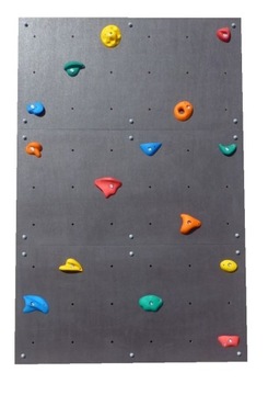 Ścianka wspinaczkowa dla dzieci ZEWNĘTRZNA 180x120 OUTDOOR kamienie ZESTAW