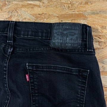 Spodnie jeansowe LEVIS 514 34x32 Slim męskie
