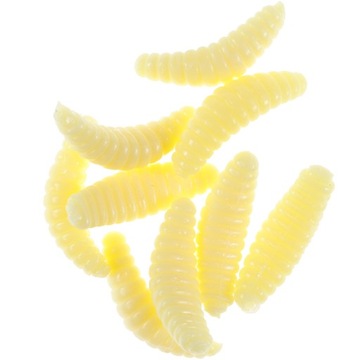 ИСКУССТВЕННЫЙ ЧЕРВЯК-ЖИВКА 50 шт белый