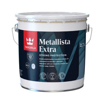 Tikkurila Metallista Extra do ogrodzeń baza C 2,7L