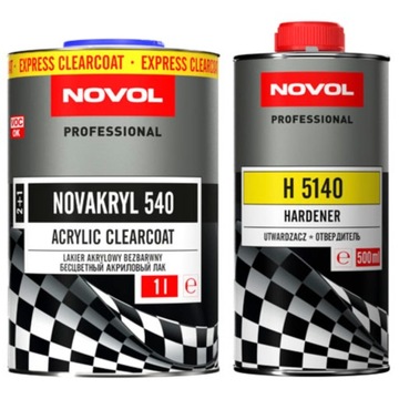 NOVOL NOVAKRYL 540 lakier akrylowy bezb. 1L +H5140