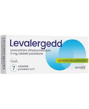 Levalergedd 5 mg 7 tabletek powlekanych alergia