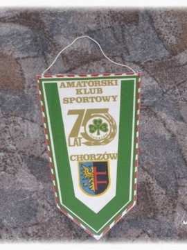 Proporczyk Klubowy AKS Chorzów 75 lat