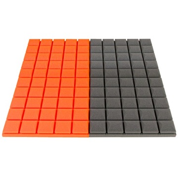 Звукоизоляционная пена, акустический выпуклый куб, 5 см.