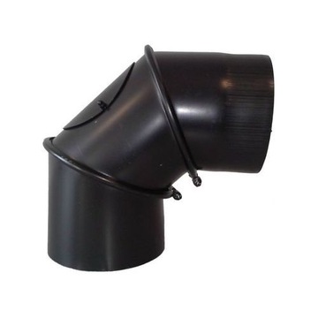 Kolano spalinowe kominowe regulowane z wycz 180 mm