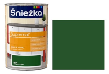 ŚNIEŻKA EMALIA NITRO N510 ZIELONY POŁYSK 0,8L FARBA SZYBKOSCHNĄCA