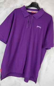 Slazenger Fioletowa Koszulka Polo XL 42