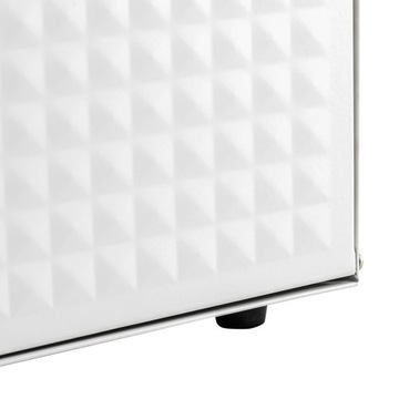 НАБОР Металлическая хлебница, большая, белый, 3 х контейнера, кофе, чай, сахар, Florina