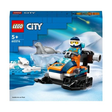 ZABAWKA KLOCKI LEGO CITY SKUTER ŚNIEŻNY DLA DZIEWCZYNKI CHŁOPCA 5, 6 LATKA+