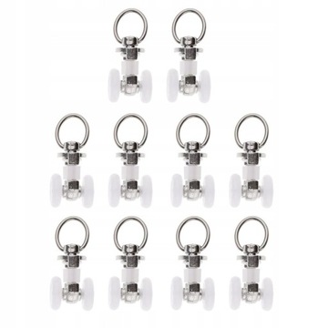 Бесшумные роликовые направляющие для штор, 20 шт.