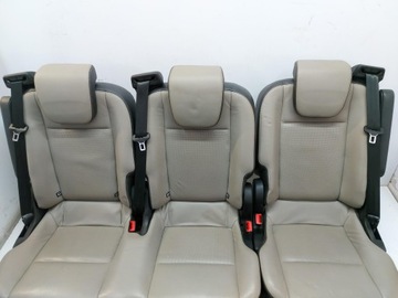 FORD TRANSIT CUSTOM MK8 SEDADLA POHOVKA ZADNÍ KOMPLET 6 OSOBNÍ KŮŽE
