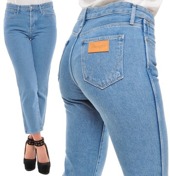 WRANGLER spodnie jeans CROPPED STRAIGHT W26