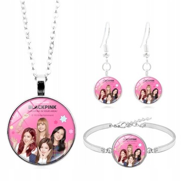 BLACKPINK Kombinacja biżuterii naszyjnikowej LISA