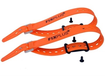 FixPlus 46cm PASKI MOCUJĄCE x2 i NAPINACZE ORANGE