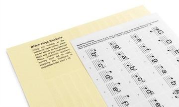 KLUCZE-ZDEJMOWANE NAKŁADKI NA KLAWIATURĘ/DO NAUKI