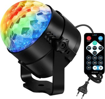Диско-проектор диско-шар RGB светодиодный прожектор 12268