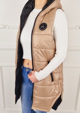 ЖИЛЕТ ЖЕНСКИЙ ТЕПЛЫЙ ЖИЛЕТ С КАПЮШОНОМ Цвета