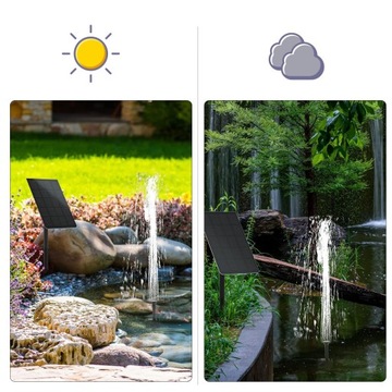 СОЛНЕЧНЫЙ ФОНТАН, САДОВЫЙ НАСОС ДЛЯ ПЛАВУЧЕГО ПРУДА, 7 НАСОСОК