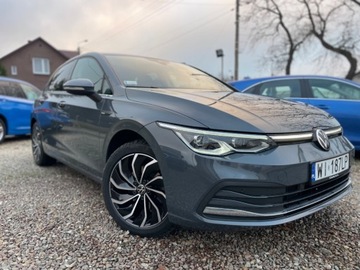 Volkswagen Golf VIII Hatchback 1.5 TSI EVO 150KM 2021 Volkswagen Golf 1.5 TSI EVO 150 KM STYLE BEZWYPADKOWY I- WLASCICIEL, zdjęcie 12