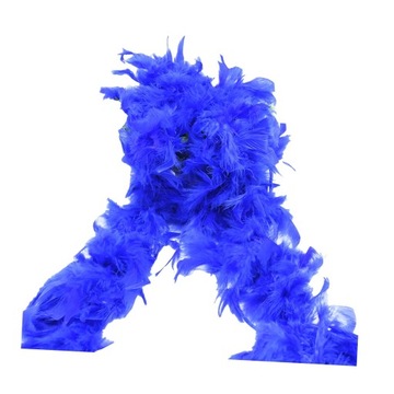 Party Carnival Scarf, Feather Scarf, Feather Boa, Feathers dark blue