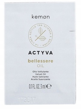 KEMON ACTYVA BELLESSERE OLEJEK do włosów 1 x 3ml