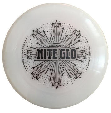 DISCRAFT 175 G. ŚWIECI W NOCY FRISBEE + naklejka