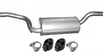 Tłumik środkowy 08.62 FORD FOCUS2003-2011 + ZESTAW