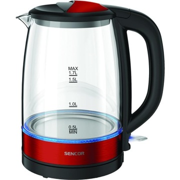 Czajnik Bezprzewodowy Borokrzemowy 1,7L Podświetlany Sencor SWK 7401RD
