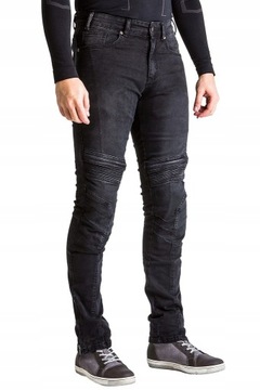 SPODNIE MOTOCYKLOWE OZONE HORNET II WSH BLK 30/32
