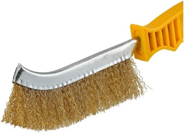 РУЧНАЯ ЩЕТКА ЛАТУННАЯ С ШРЕЗЬЮ 175г