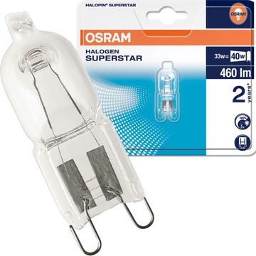 Żarówka Halogenowa KAPSUŁKA G9 48W 2800K OSRAM
