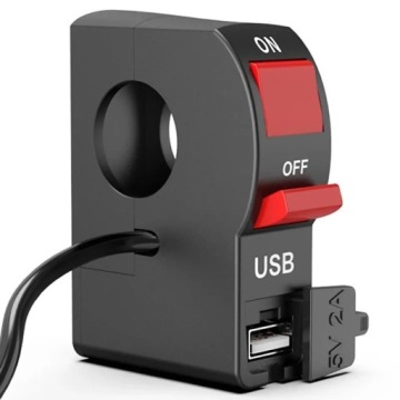 USB-разъем для мотоцикла с переключателем 12 В 5 В