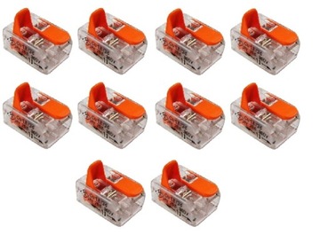 Złączka szybkozłączka WAGO 2x0,2-4 mm łopatki