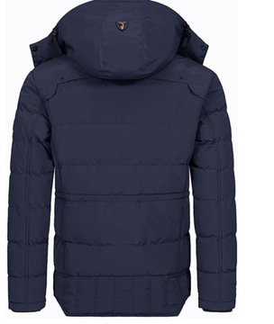 Męska kurtka zimowa z podszewką, pikowana XXL