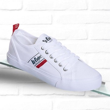 Buty damskie trampki tenisówki białe LEE COOPER 39