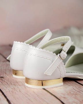 Туфли для причастия для девочек КБД-675 - 34