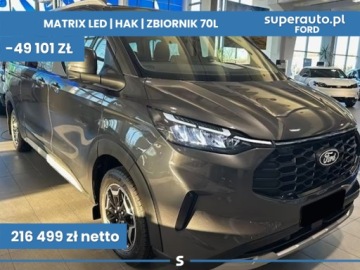Ford Tourneo Custom II  L1 2.0 EcoBlue 170 KM 170KM 2025 Tourneo Custom 320 L2H1 Active A8 AWD 2.0 170KM