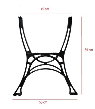 НОЖКА АЛЮМИНИЕВЫЕ НОЖКИ ДЛЯ СТОЛИКА ROYAL BENCH, 2 ШТ.