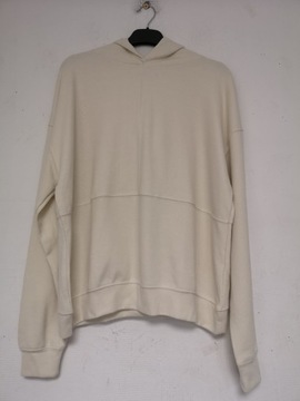 Topshop kremowa prążkowana bluza oversize XXS/XS