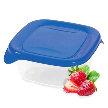 Pojemnik na żywność kwadratowy FreshGo 0,25L