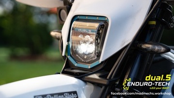 СВЕТОДИОДНАЯ ЛАМПА DUAL.5 HUSQVARNA 701 SM ENDURO 16- СИНЯЯ