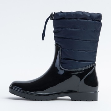 Утепленные зимние ботинки Wojtyłko с манжетами и утепленными резиновыми сапогами