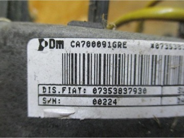 ULOŽENÍ AIRBAG ŘIDIČE FIAT IDEA 07353837930